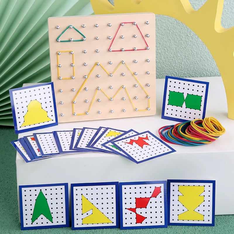 BrightMind Fun & Smart Geometry Puzzle Board