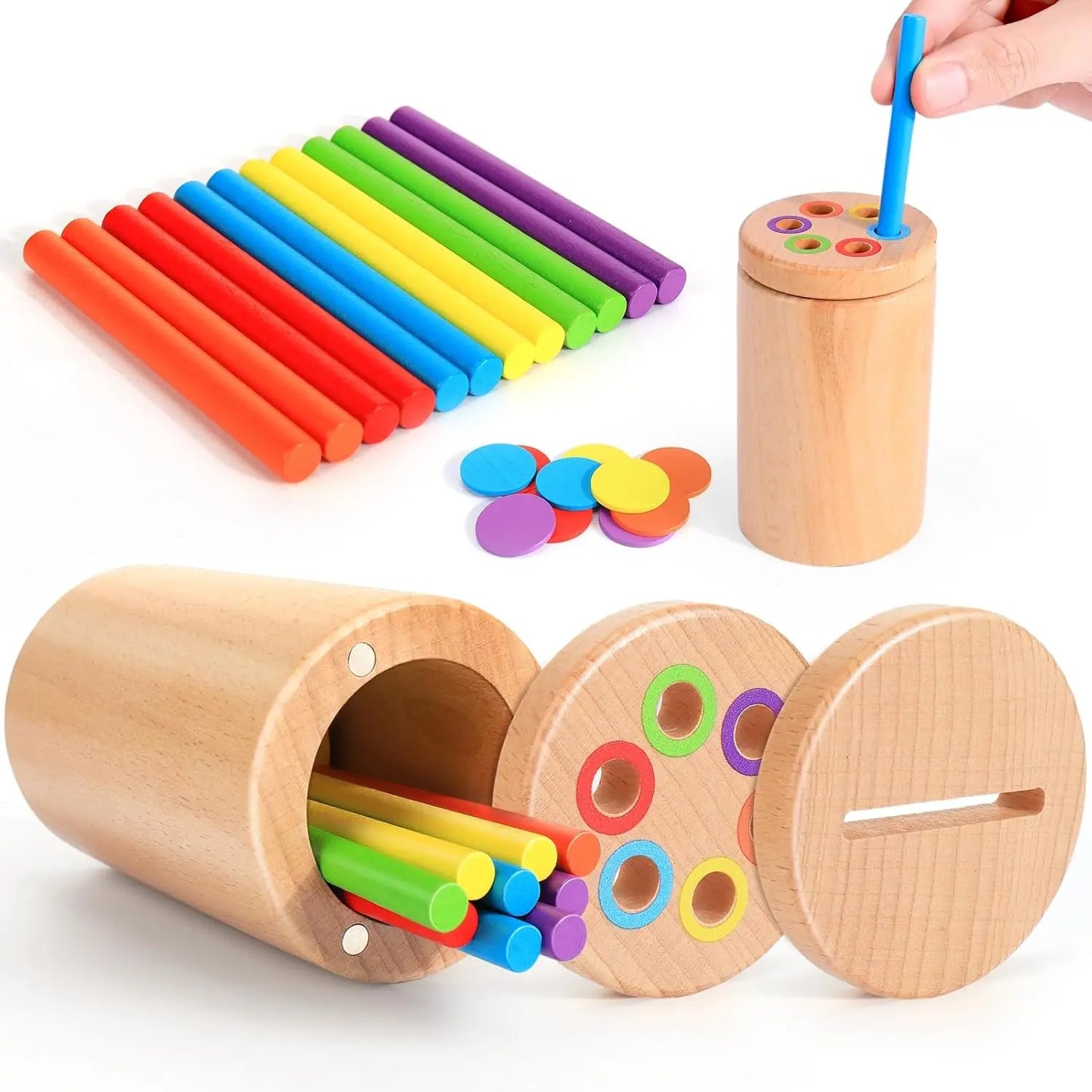 Bright Minds Montessori 3‑in‑1 Learning Cups