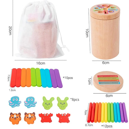 Bright Minds Montessori 3‑in‑1 Learning Cups