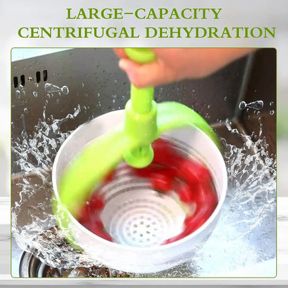 Foldable Salad Spinner Bowl with Handle