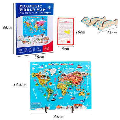 Little Explorer™ Magnetic World Map