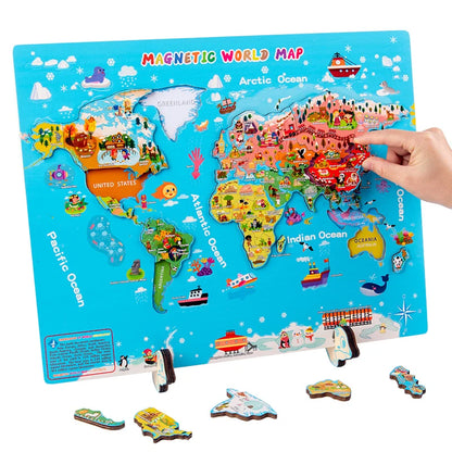 Little Explorer™ Magnetic World Map