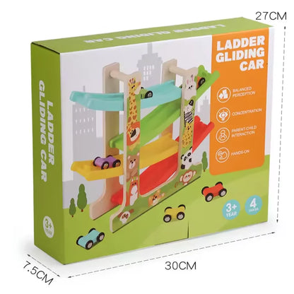 Little Racers Montessori Wooden Track Toy