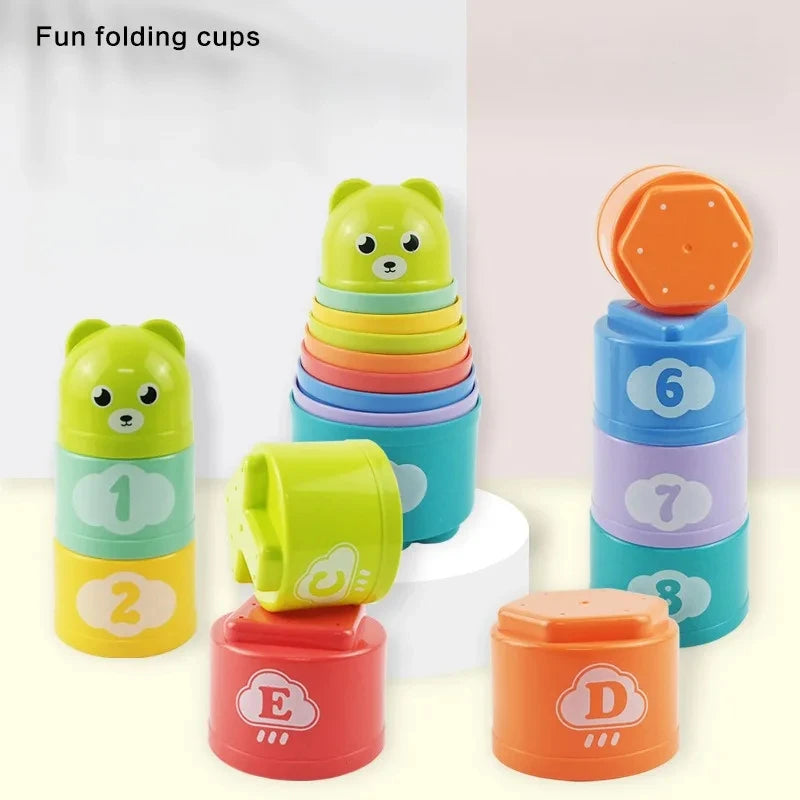 BrainBoost Colorful Stacking Cups