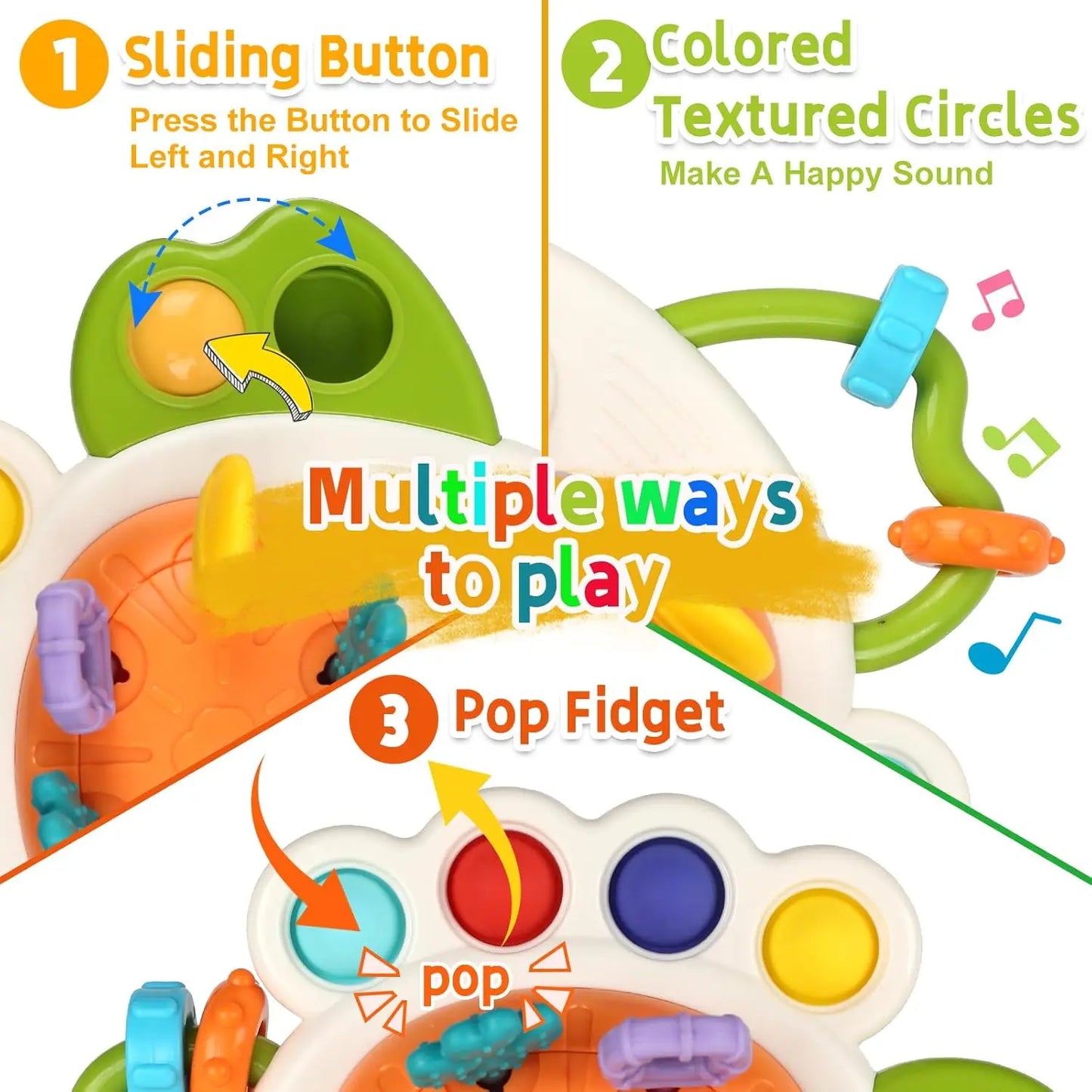Happy Hands Montessori Teething Pull Toy