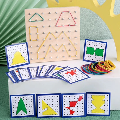BrightMind Fun & Smart Geometry Puzzle Board