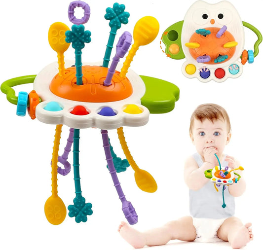 Happy Hands Montessori Teething Pull Toy