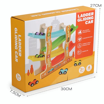 Little Racers Montessori Wooden Track Toy