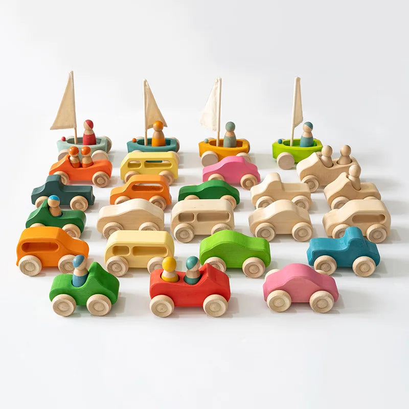 WonderWay™ Rainbow Car Set