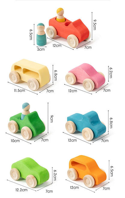 WonderWay™ Rainbow Car Set