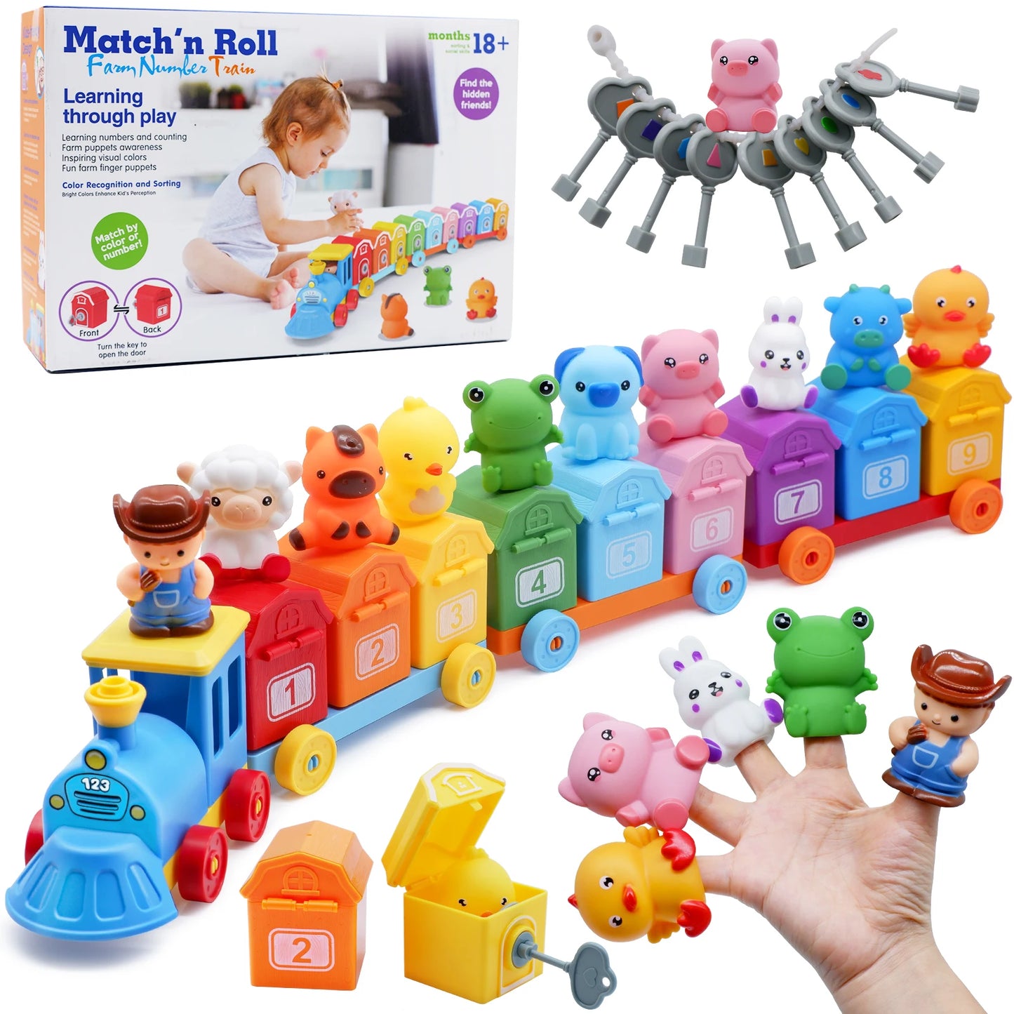 SmartPlay™ Montessori Learning Train Set