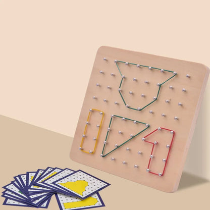 BrightMind Fun & Smart Geometry Puzzle Board