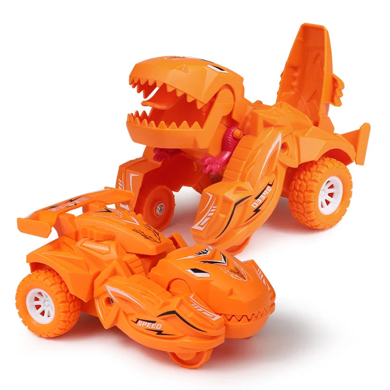 Automatic Transform Dinosaur Car Gift for Boys