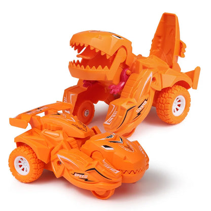Automatic Transform Dinosaur Car Gift for Boys