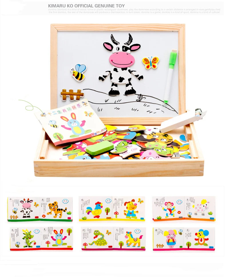 Creative Board™ Wooden Learning Activity Set for Kids