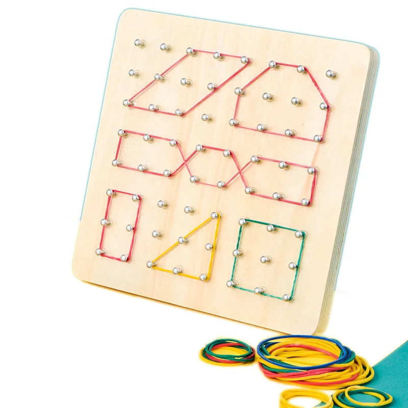 BrightMind Fun & Smart Geometry Puzzle Board