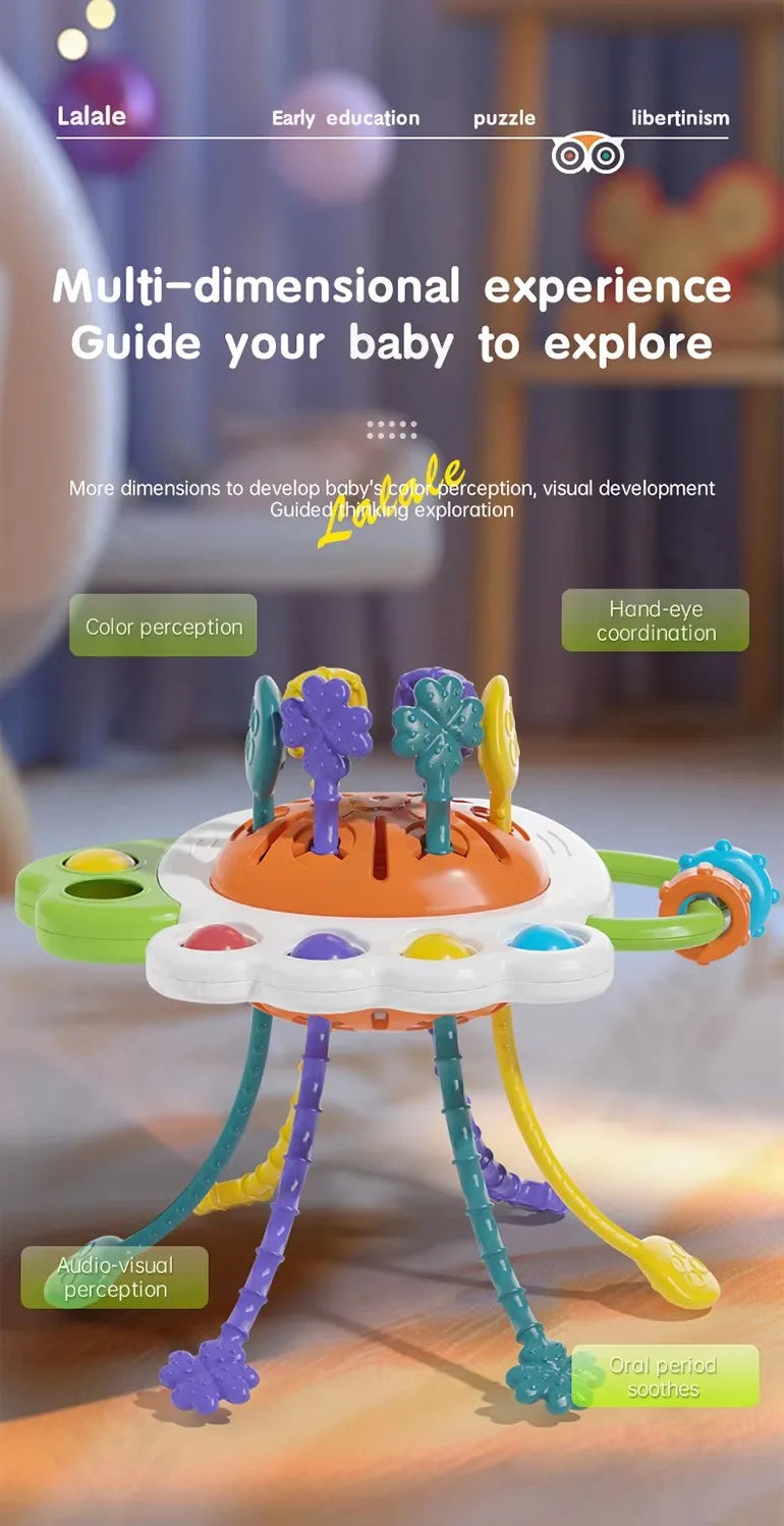 Happy Hands Montessori Teething Pull Toy