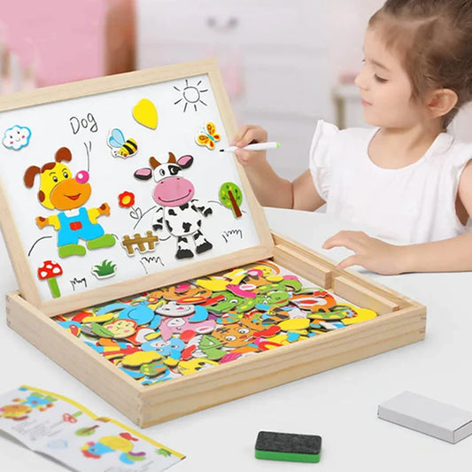 Creative Board™ Wooden Learning Activity Set for Kids