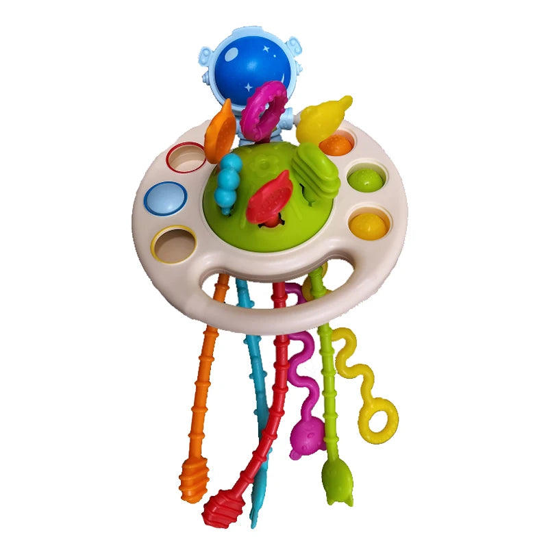 Happy Hands Montessori Teething Pull Toy