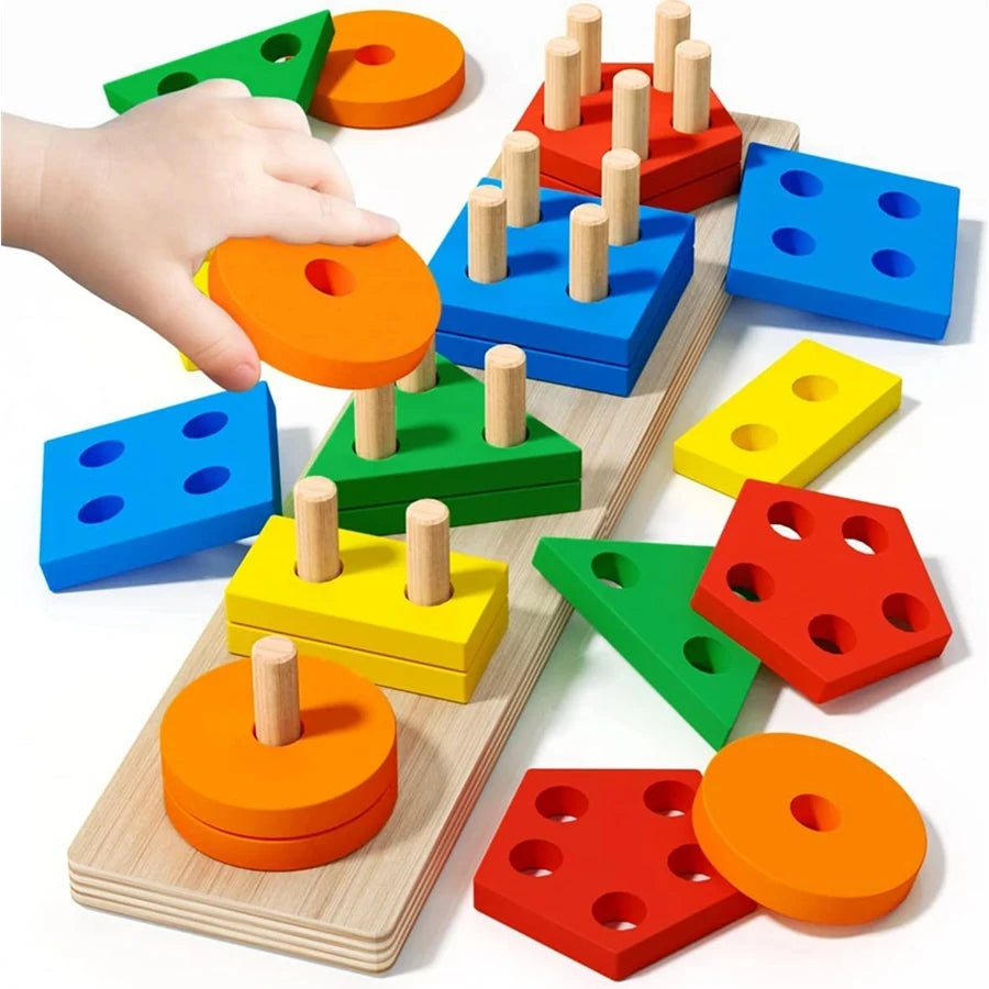 Early Learning Wooden Stacking Toy
