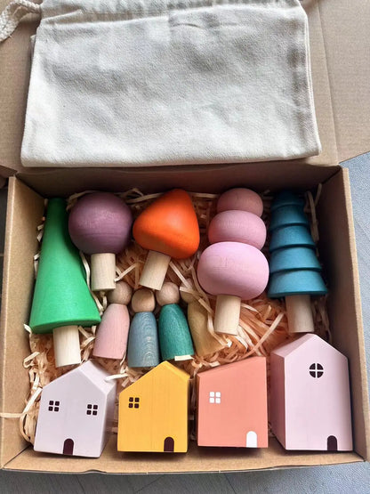 Dream Builder™ Wooden World Play Set