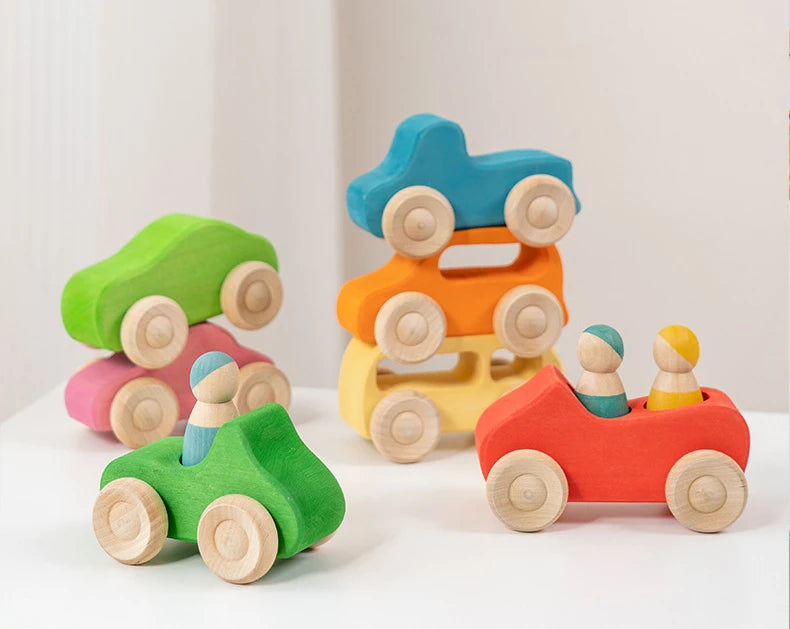 WonderWay™ Rainbow Car Set