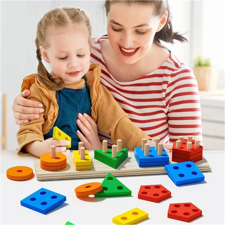 Early Learning Wooden Stacking Toy