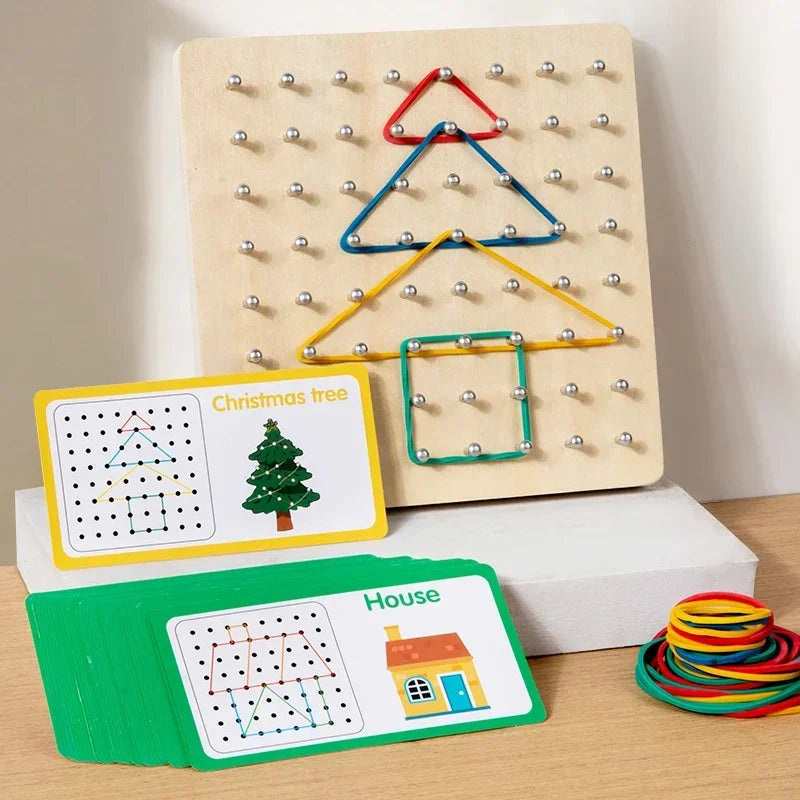 BrightMind Fun & Smart Geometry Puzzle Board